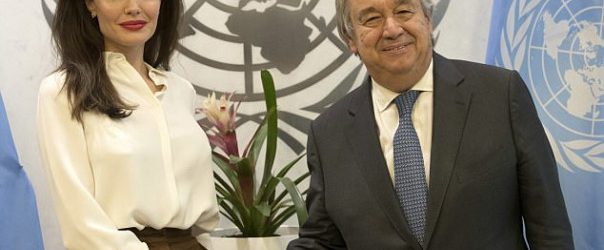 Անջելինա Ջոլին հանդիպել է ՄԱԿ-ի գլխավոր քարտուղարի հետ