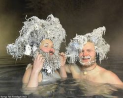 Կանադայում անց է կացվել մազերը -20 աստիճան ցրտի պայմաններում սառեցնելու ինքնատիպ մրցույթ: