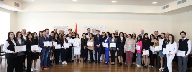 Պարգևատրվեցին 2022 թվականի «Լավագույն ուսանող»-ները