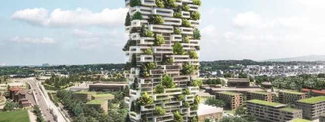 Նորագույն ծառ-շենք Լոզանում