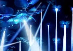 Լուսային շոու 500 դրոնով